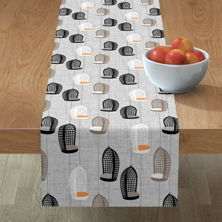 Cotton Sateen Table Runner 90 - Vintage Retro Black Orange Print Custom Table Linens by Spoonflower
Cotton Sateen Table Runner 90 - Vintage Retro Black Orange Print Custom Table Linens by Spoonflower