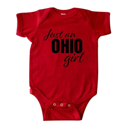 Inktastic Just an Ohio Girl Born in Ohio Gift Baby Girl Bodysuit
