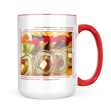 Neonblond Sushi roll Mug gift for Coffee Tea lovers