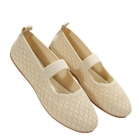 Kukoosong Womens Comfort Shoes Solid Color Round-Toe Flats Shoes Women Lightweight Soft Sneakers Casual Shoe Flat Shoes Women Beige 38
Kukoosong Womens Comfort Shoes Solid Color Round-Toe Flats Shoes Women Lightweight Soft Sneakers Casual Shoe Flat Shoes Women Beige 38