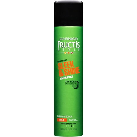 spray fructis hair shine sleek hairspray garnier humidity anti oz popsugar