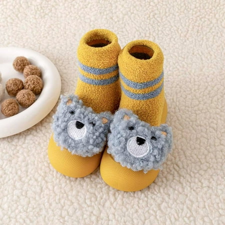 Quealent Booties Baby Booties Girl Boy shoes Fleece Cozy Fur Lining Winter Warm Ankle Boots Rubber Sole Anti-Slip Prewalker Boots Yellow 12 Months
Quealent Booties Baby Booties Girl Boy shoes Fleece Cozy Fur Lining Winter Warm Ankle Boots Rubber Sole Anti-Slip Prewalker Boots Yellow 12 Months
