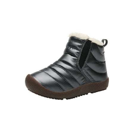 Difumos Girls Comfort Plush Lined Ankle Bootie Non-Slip Snow Boot Hiking Casual Winter Boots Grey 1Y
Difumos Girls Comfort Plush Lined Ankle Bootie Non-Slip Snow Boot Hiking Casual Winter Boots Grey 1Y
