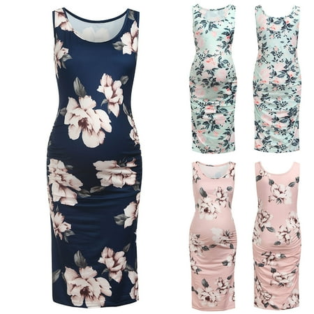 Tejiojio Maternity/Labor/Nursing Clothing Clearance Maternity O-Neck Print Sleeveless Pregnant Women Nursing Causel Dress
Tejiojio Maternity/Labor/Nursing Clothing Clearance Maternity O-Neck Print Sleeveless Pregnant Women Nursing Causel Dress