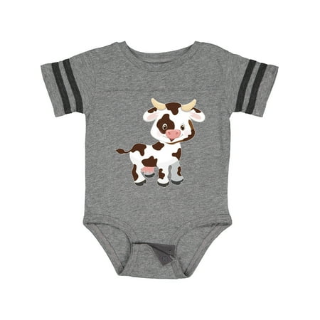 Inktastic Cute White Holstein Cow with Brown Spots Gift Baby Boy or Baby Girl Bodysuit
Inktastic Cute White Holstein Cow with Brown Spots Gift Baby Boy or Baby Girl Bodysuit
