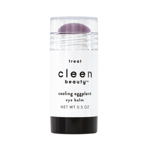 cleen beauty Cooling Eye Balm with Eggplant & Coffee Oil, net wt 0.5 oz