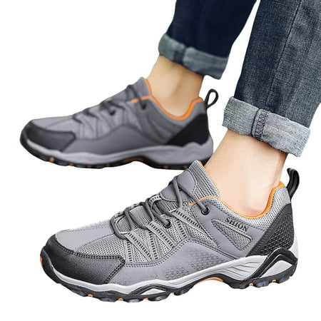 Chnzic Men Sports Shoes Fashionable Pattern Simple Solid Outdoor Mountaineering Shoes Thick Sole Comfortable Travel Lace Up Shoes
Chnzic Men Sports Shoes Fashionable Pattern Simple Solid Outdoor Mountaineering Shoes Thick Sole Comfortable Travel Lace Up Shoes