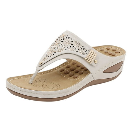 Fsqjgq Women Sandals Size 12 Womens Wedge Flip Flops Ladies Comfortable Platform Bohemia Shoes Sandals with Arch Support Massage Function Casual Thong Sandal Sandals for Women Wide White 38
Fsqjgq Women Sandals Size 12 Womens Wedge Flip Flops Ladies Comfortable Platform Bohemia Shoes Sandals with Arch Support Massage Function Casual Thong Sandal Sandals for Women Wide White 38