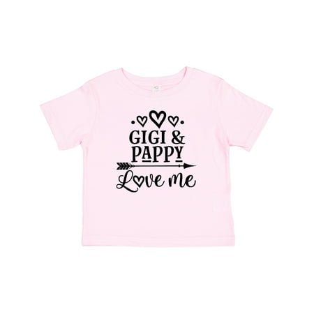 Inktastic Gigi and Pappy Love Me Gift Baby Girl T-Shirt