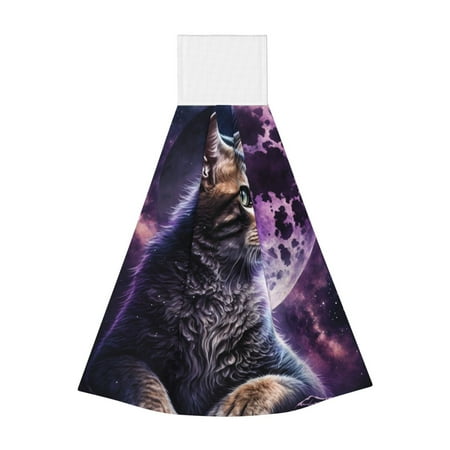 Jgfou Purple Moon Cat Print Coral Fleece Microfiber Hanging Hand Towel Soft Premium Dishcloths Multi-Purpose Dust and Stain Removal Cleaning Supplies
Jgfou Purple Moon Cat Print Coral Fleece Microfiber Hanging Hand Towel Soft Premium Dishcloths Multi-Purpose Dust and Stain Removal Cleaning Supplies