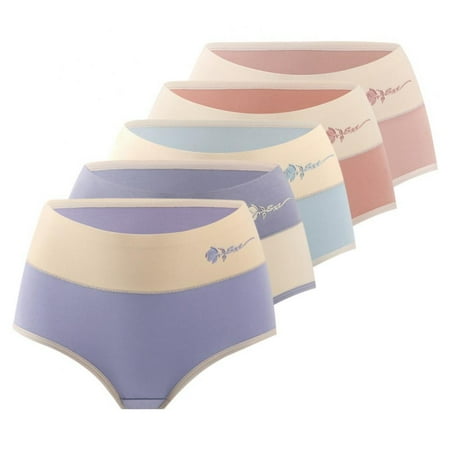 Women s High Waisted Cotton Underwear Soft Full Briefs Ladies Breathable Ultra Comfort Panties(5-Packs)
Women s High Waisted Cotton Underwear Soft Full Briefs Ladies Breathable Ultra Comfort Panties(5-Packs)