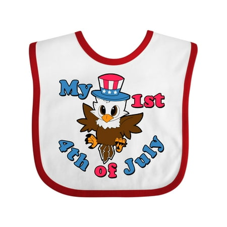 Inktastic My 1st 4th of July with Baby Eagle Wearing Patriotic Hat Gift Baby Boy or Baby Girl Bib
Inktastic My 1st 4th of July with Baby Eagle Wearing Patriotic Hat Gift Baby Boy or Baby Girl Bib