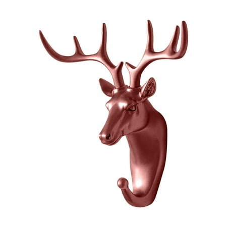 〖Yilirongyumm〗 Storage Bins Creative Hanging Coat Hook Hook Gold Head Hook Non-Punch Creative Head Hook Decorative Rose Deer Sticky Animal Wall Housekeeping & Organizers
〖Yilirongyumm〗 Storage Bins Creative Hanging Coat Hook Hook Gold Head Hook Non-Punch Creative Head Hook Decorative Rose Deer Sticky Animal Wall Housekeeping & Organizers