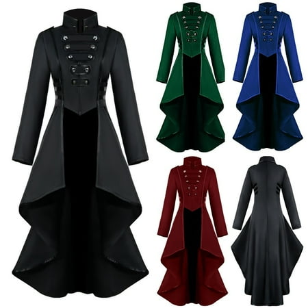 WGOUP Women Gothic Steampunk Button Lace Corset Halloween Costume Coat Tailcoat Jacket Red
WGOUP Women Gothic Steampunk Button Lace Corset Halloween Costume Coat Tailcoat Jacket Red