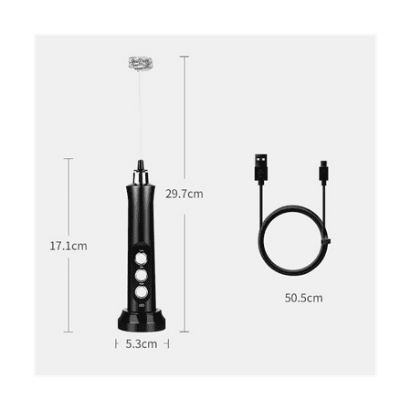 USB Electric Milk Frothers 3 Speed Egg Stiring Foamer 3 Whisk Handheld Egg Beater Coffee Drink Mixer Practical A
USB Electric Milk Frothers 3 Speed Egg Stiring Foamer 3 Whisk Handheld Egg Beater Coffee Drink Mixer Practical A
