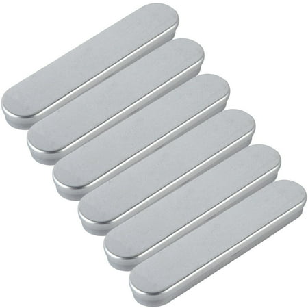NUOLUX 6pcs Empty Tinplate Portable Storage Containers Metal Rectangular Storage Cases
NUOLUX 6pcs Empty Tinplate Portable Storage Containers Metal Rectangular Storage Cases