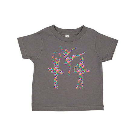 Inktastic Geometric Pattern Ballerinas Gift Toddler Toddler Girl T-Shirt