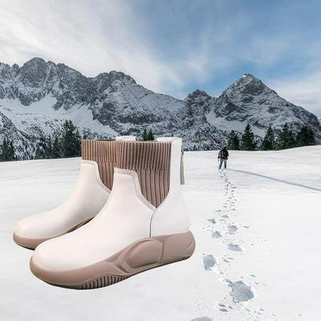 Women s Snow Boots Comfortable Short Boots Anti Slip Ankle Booties Soft Lined Fashion Shoes Thick Soled Nude Boots for Work Fishing Ladies beige 37
Women s Snow Boots Comfortable Short Boots Anti Slip Ankle Booties Soft Lined Fashion Shoes Thick Soled Nude Boots for Work Fishing Ladies beige 37