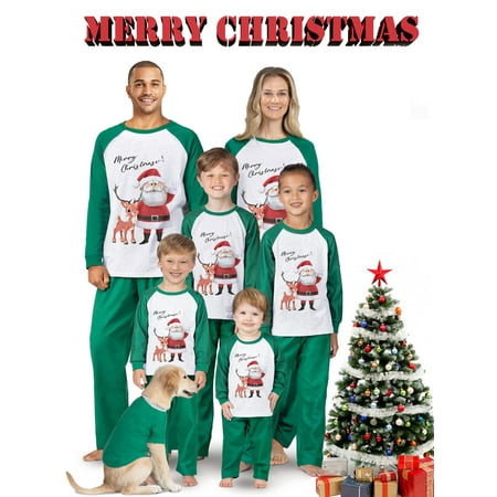 Christmas Family Matching Pajamas Sets Santa Deer Print Raglan Tops Pants Xmas Holiday Sleepwear Loungewear Jammies Pjs Outfit
Christmas Family Matching Pajamas Sets Santa Deer Print Raglan Tops Pants Xmas Holiday Sleepwear Loungewear Jammies Pjs Outfit