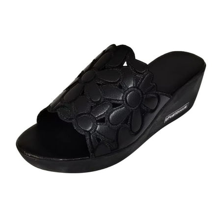ZTTD Ladies Fashion Retro Solid Color Leather Embroidered Flower Open Toe Wedge Sandals Women s Slipper A
ZTTD Ladies Fashion Retro Solid Color Leather Embroidered Flower Open Toe Wedge Sandals Women s Slipper A