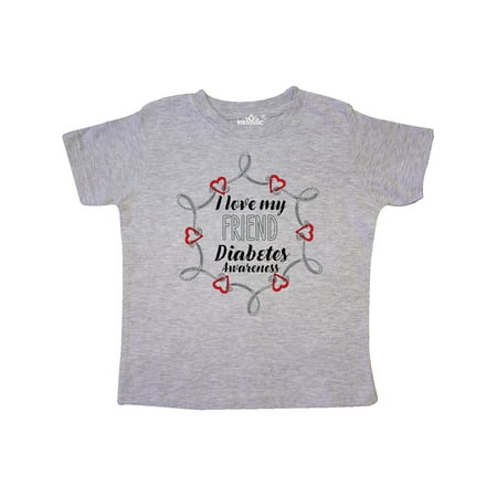 Inktastic I Love My Friend Diabetes Awareness Gift Toddler Boy or Toddler Girl T-Shirt
Inktastic I Love My Friend Diabetes Awareness Gift Toddler Boy or Toddler Girl T-Shirt