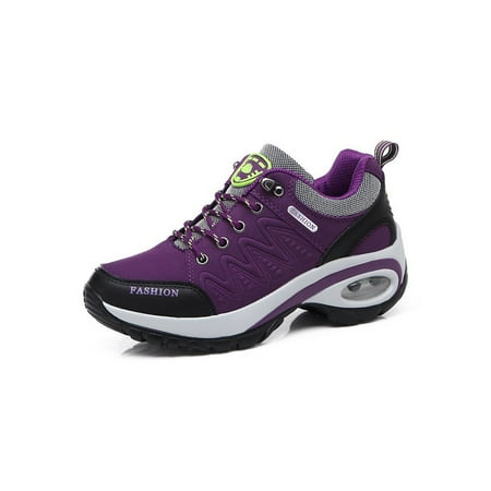 Lacyhop Women s Trekking Shoe Low Top Athletic Shoes Air Cushion Sneakers Sport Wear-resistant Casual Sneaker Plush Lined Non-slip Trainers Purple 5
Lacyhop Women s Trekking Shoe Low Top Athletic Shoes Air Cushion Sneakers Sport Wear-resistant Casual Sneaker Plush Lined Non-slip Trainers Purple 5