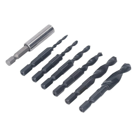 Tap Drill Bit Set M3 M4 M5 M6 M8 M10 High Speed Steel 3 In 1 Hex Shank Combination Drill Tap 135° For Die Steel
Tap Drill Bit Set M3 M4 M5 M6 M8 M10 High Speed Steel 3 In 1 Hex Shank Combination Drill Tap 135° For Die Steel
