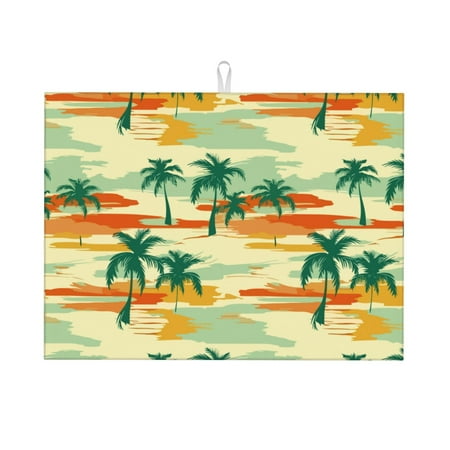Dish Drying Mats for Kitchen Counter - Palm tree_AM 18x24in Dish Drying Pad Coffee Mat with Hanging Loop Super Absorbent Kitchen Counter Mat Coffee Bar Accessories
Dish Drying Mats for Kitchen Counter - Palm tree_AM 18x24in Dish Drying Pad Coffee Mat with Hanging Loop Super Absorbent Kitchen Counter Mat Coffee Bar Accessories