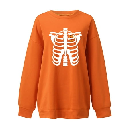 Moxiu Womens Skull Graphic Print Blouse Plus Size Oversize Tops Loose Fit Lightweight Soft Pullover Halloween Shirts Casual Long Sleeve Crewneck Sweatshirt
Moxiu Womens Skull Graphic Print Blouse Plus Size Oversize Tops Loose Fit Lightweight Soft Pullover Halloween Shirts Casual Long Sleeve Crewneck Sweatshirt
