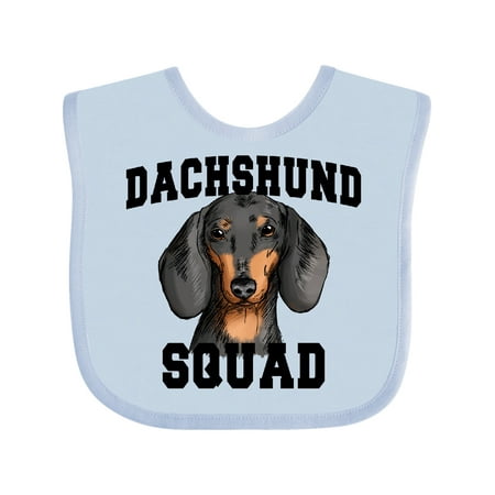 Inktastic Dog Dachshund Squad Gift Baby Boy or Baby Girl Bib