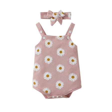 Wassery Baby Girls Summer Outfits 3 6 12 18 Months Infant Casual Sling Romper Sleeveless Bodysuit One Piece Floral Rainbow Shell Print Playsuit with Headband
Wassery Baby Girls Summer Outfits 3 6 12 18 Months Infant Casual Sling Romper Sleeveless Bodysuit One Piece Floral Rainbow Shell Print Playsuit with Headband