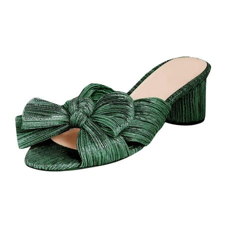 Cuhas Wide Sandals for Women SlippersWomen s Fashion Sandals Thick Heel Bow Silk Sandals Retro Buckle Shoes
Cuhas Wide Sandals for Women SlippersWomen s Fashion Sandals Thick Heel Bow Silk Sandals Retro Buckle Shoes