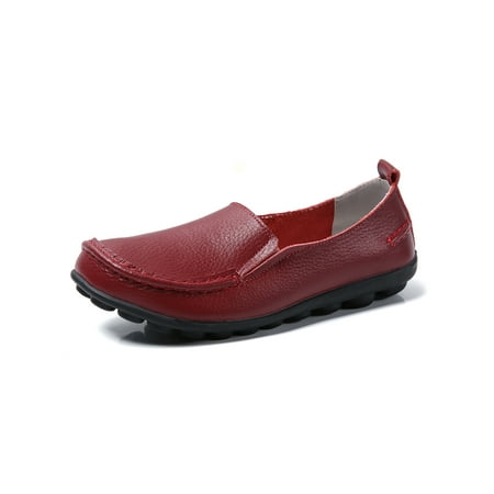 GENILU Loafers for Women Comfortable Slip On Dress Shoes Casual Leather Walking Flats Outdoor Driving Shoes
GENILU Loafers for Women Comfortable Slip On Dress Shoes Casual Leather Walking Flats Outdoor Driving Shoes