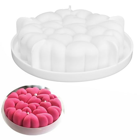 LHCER Chocolate Silicone Splicing Love Heart Shape Mousse Cake For Baking Dessert Kitchen Home Mousse
LHCER Chocolate Silicone Splicing Love Heart Shape Mousse Cake For Baking Dessert Kitchen Home Mousse