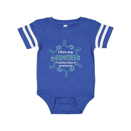 Inktastic I Love My Godmother Ovarian Cancer Awareness Gift Baby Boy or Baby Girl Bodysuit
Inktastic I Love My Godmother Ovarian Cancer Awareness Gift Baby Boy or Baby Girl Bodysuit