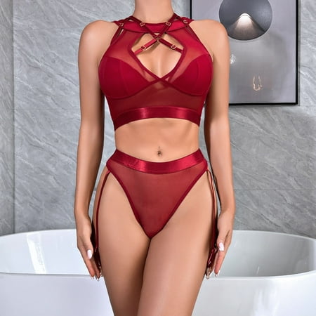 Uorcsa Plus Size Sexy Lingerie Suit Babydoll Underwear Garter Belt Panties Underpants Sleepwear Sets Wine
Uorcsa Plus Size Sexy Lingerie Suit Babydoll Underwear Garter Belt Panties Underpants Sleepwear Sets Wine
