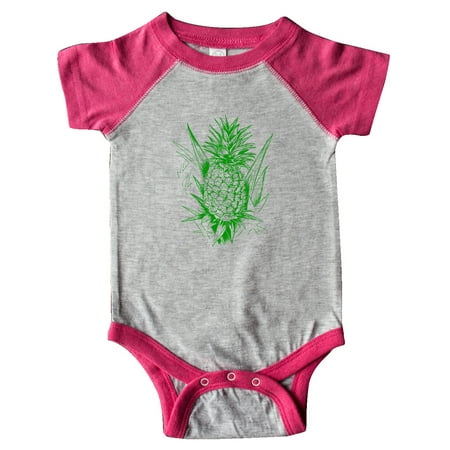 Inktastic Unpicked Pineapple in Green Gift Baby Boy or Baby Girl Bodysuit