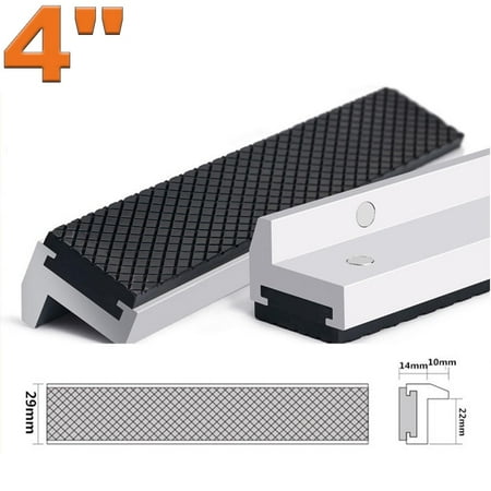 4Inch Vise Jaws with Strong Magnetic Universal Soft Vice Jaws Pads Covers Multi-Purpose Protector for Metal Vice 2 Pcs
4Inch Vise Jaws with Strong Magnetic Universal Soft Vice Jaws Pads Covers Multi-Purpose Protector for Metal Vice 2 Pcs