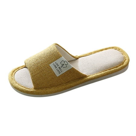 iOPQO Women s slipper Slippers For Womens Men Linen Shoes Women Household Slippers Indoor Floor Shoes Four Seasons Linen Home Yellow 40
iOPQO Women s slipper Slippers For Womens Men Linen Shoes Women Household Slippers Indoor Floor Shoes Four Seasons Linen Home Yellow 40