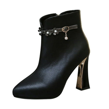 Simple Womens Shoes 2022 Womens Fashion Autumn And Winter Pointed Toe Pendant Flower Solid Color Thick High Heeled Zipper Short Boots
Simple Womens Shoes 2022 Womens Fashion Autumn And Winter Pointed Toe Pendant Flower Solid Color Thick High Heeled Zipper Short Boots