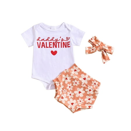 Baby Girls Outfit Sets Summer Short Sleeve Prints Tops Romper And Shorts Outfit Sets For Children 3 Piece 3-6 Months
Baby Girls Outfit Sets Summer Short Sleeve Prints Tops Romper And Shorts Outfit Sets For Children 3 Piece 3-6 Months