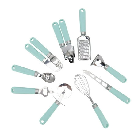 Kitchen Gadget Set Kitchen Utensils Set Stainless Steel Cyan Plastic Handle Food Grade Easy To Hanging For Household
Kitchen Gadget Set Kitchen Utensils Set Stainless Steel Cyan Plastic Handle Food Grade Easy To Hanging For Household