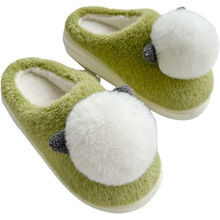 PIKADINGNIS Women Fluffy Faux Fur Cozy House Slippers Fashion Cute Furry Bunny Ball Top Indoor Home Shoes Non-slip
PIKADINGNIS Women Fluffy Faux Fur Cozy House Slippers Fashion Cute Furry Bunny Ball Top Indoor Home Shoes Non-slip