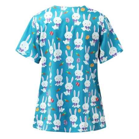 Women Scrubs Top Cartoon Printed Casual Printed Short Sleeve Clothes T Shirt Cute Fashion With Pocket Spring Summer Daily Nursing Uniforms Nursing Care Working Uniforms
Women Scrubs Top Cartoon Printed Casual Printed Short Sleeve Clothes T Shirt Cute Fashion With Pocket Spring Summer Daily Nursing Uniforms Nursing Care Working Uniforms