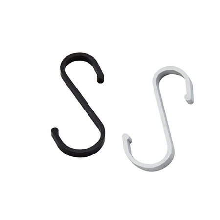 Yannee Aluminum S Hooks Kitchen Meat Pan Sausage Utensil Clothes Hanger 12 Pcs Silver+12 Pcs Black
Yannee Aluminum S Hooks Kitchen Meat Pan Sausage Utensil Clothes Hanger 12 Pcs Silver+12 Pcs Black