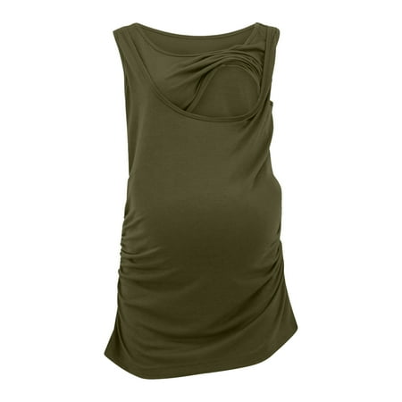 Womens Maternity Tops Irregular Hem Solid Color Casual Short Sleeve Crew Neck Basic Nursed Breastfeeding Maternity Clothes Womens Shirt Tops
Womens Maternity Tops Irregular Hem Solid Color Casual Short Sleeve Crew Neck Basic Nursed Breastfeeding Maternity Clothes Womens Shirt Tops