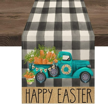 Easter Table Runner Durable Polyester Plaid Tablecloth Creative Fashion Easter Table Runner
Easter Table Runner Durable Polyester Plaid Tablecloth Creative Fashion Easter Table Runner