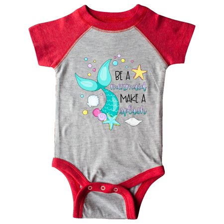Inktastic Be a Mermaid Make a Splash Blue Mermaid Tail Gift Baby Boy or Baby Girl Bodysuit
Inktastic Be a Mermaid Make a Splash Blue Mermaid Tail Gift Baby Boy or Baby Girl Bodysuit