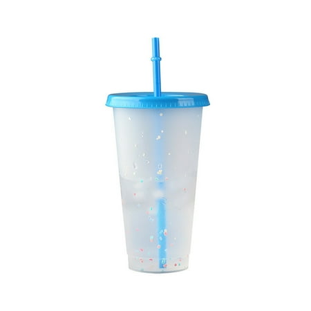 Color Changing Tumbler with Lids and Straw Reusable for Cold/Hot Drink Confetti Pattern Cup for Adults & Kids
Color Changing Tumbler with Lids and Straw Reusable for Cold/Hot Drink Confetti Pattern Cup for Adults & Kids