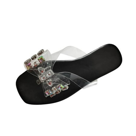 Youmylove Women Slide Slippers Summer Flat Flip Flops Fashion Rhinestone Bow Casual Beach Slippers Stylish Female Cozy Daily Walking
Youmylove Women Slide Slippers Summer Flat Flip Flops Fashion Rhinestone Bow Casual Beach Slippers Stylish Female Cozy Daily Walking